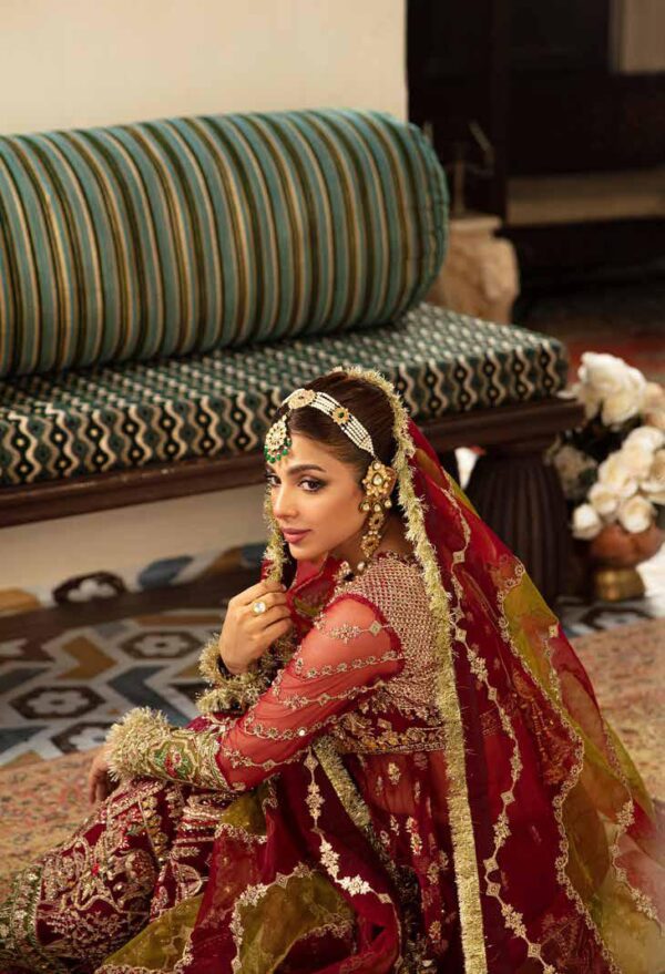 My Fashion Road Maryam Hussain Gulaab Wedding Chiffon Collection 2022 | Ayna