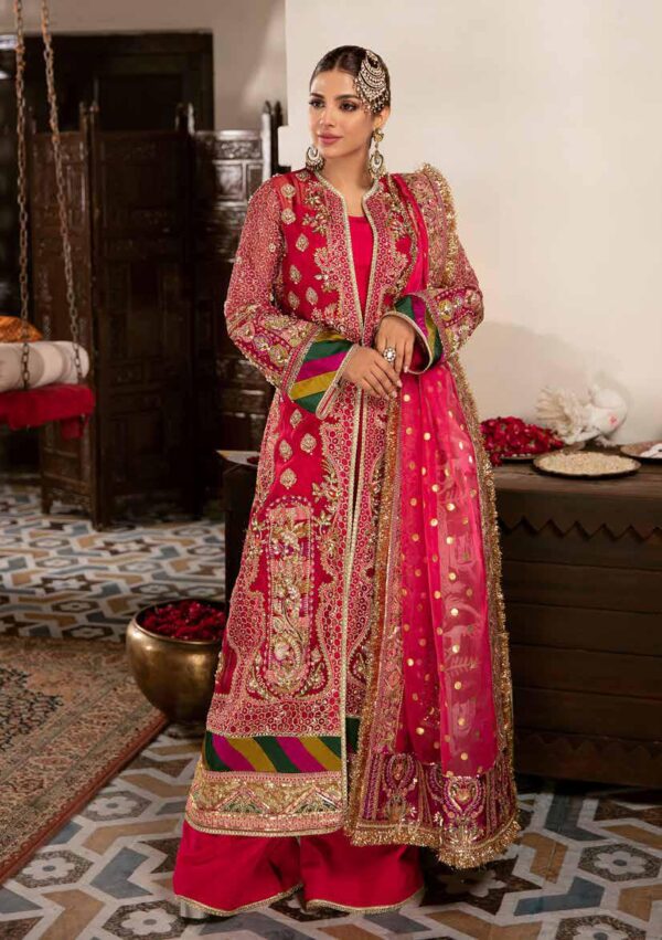 My Fashion Road Maryam Hussain Gulaab Wedding Chiffon Collection 2022 | Bano