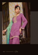 My Fashion Road Nohreen Kimora Heer Sharara Style Suits | Lilac