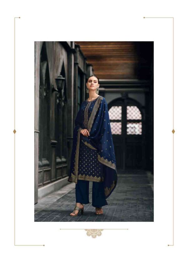 My Fashion Road Varsha Anamika Exclusive Party Wear Organza Salwar Suit | Blue