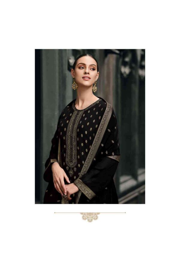 My Fashion Road Varsha Anamika Exclusive Party Wear Organza Salwar Suit | Black
