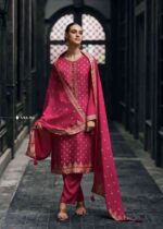 My Fashion Road Varsha Anamika Exclusive Party Wear Organza Salwar Suit | Maroon