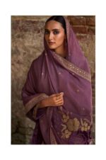 My Fashion Road Varsha Euphoria Designer Plush Velvet Salwar Kameez Winter Collection | Purple