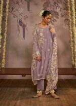 My Fashion Road Kimora Dilbara Designer Work Party Wear Salwar Kameez | Purple