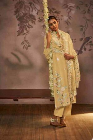 My Fashion Road Kimora Dilbara Designer Work Party Wear Salwar Kameez | Gold
