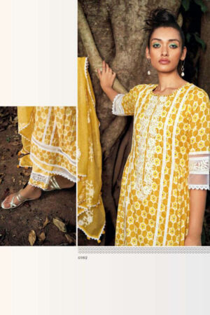 My Fashion Road Jay Vijay Rohi Cotton Block Print Suits | 6982
