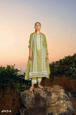 My Fashion Road Jay Vijay Rohi Cotton Block Print Suits | 6988