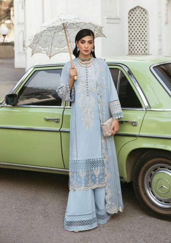 My Fashion Road Afrozeh Lamhay Luxury Lawn Unstitched Formals Collection 2023 | SYMPHONY