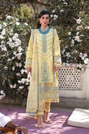 My Fashion Road Afrozeh Lamhay Luxury Lawn Unstitched Formals Collection 2023 | ZEPHYR
