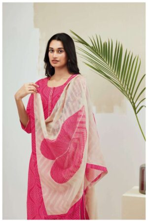 My Fashion Road Ganga Nidra Fancy Cotton Salwar Kameez | Pink