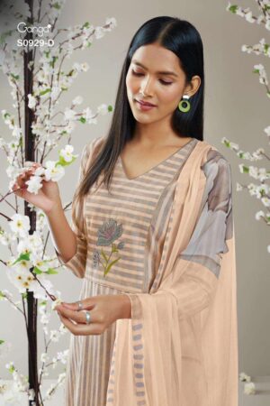 My Fashion Road Ganga Rabta Fancy Exclusive Stylish Cotton Ladies Suit | Lilac