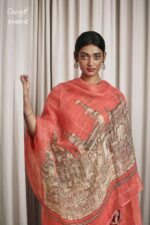 My Fashion Road Ganga Tanaya Designer Fancy Cotton Salwar Kameez | Peach