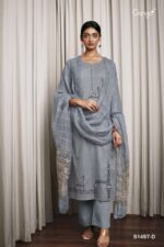 My Fashion Road Ganga Tanaya Designer Fancy Cotton Salwar Kameez | Grey