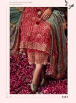 My Fashion Road Jay Vijay Rangde Designer Moga Silk Salwar Suit | Magenta