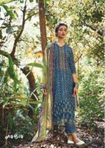 My Fashion Road Jay Vijay Vara Exclusive Designer Party Wear Silk Salwar Kameez | Royalblue