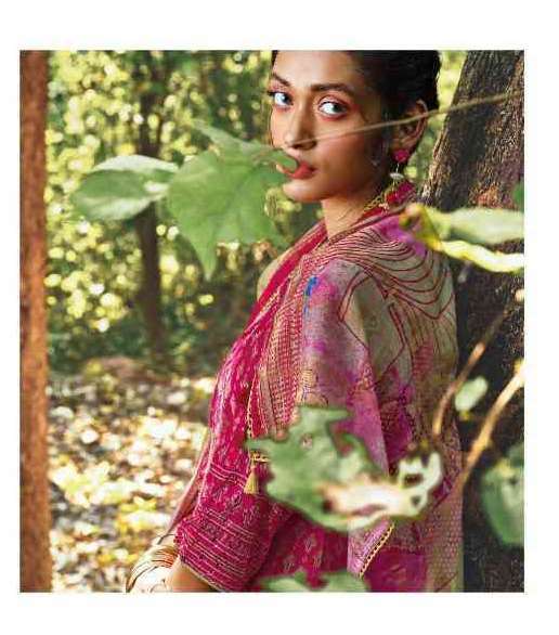 My Fashion Road Jay Vijay Vara Exclusive Designer Party Wear Silk Salwar Kameez | Pink