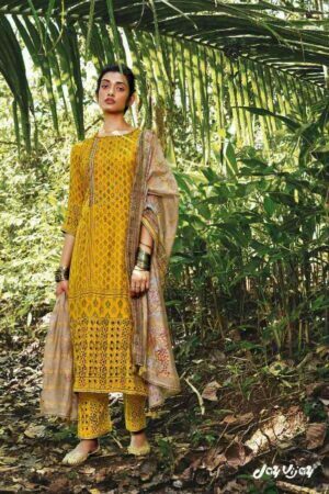 My Fashion Road Jay Vijay Vara Exclusive Designer Party Wear Silk Salwar Kameez | Yellow