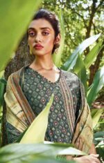 My Fashion Road Jay Vijay Vara Exclusive Designer Party Wear Silk Salwar Kameez | Grey