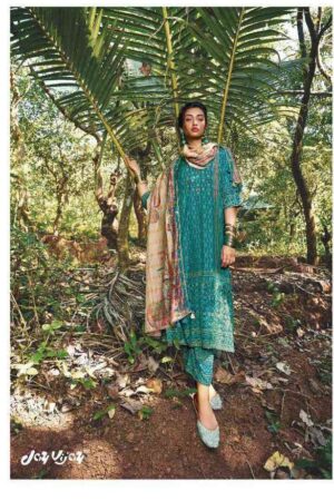 My Fashion Road Jay Vijay Vara Exclusive Designer Party Wear Silk Salwar Kameez | Green