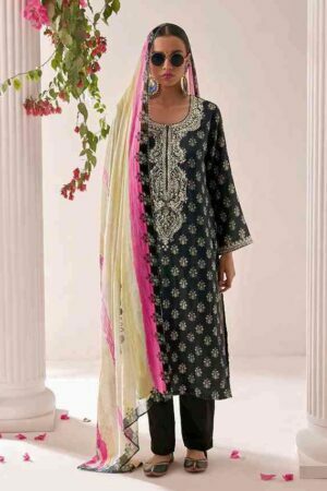 My Fashion Road Kimora Heer Afsana Designer Muslin Silk Salwar Suit | 8936