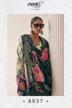 My Fashion Road Kimora Heer Afsana Designer Muslin Silk Salwar Suit | 8937