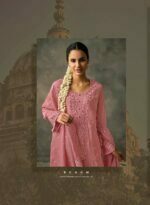 My Fashion Road Kimora Heer Begum Pant Style Dress Material | Pink