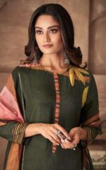 My Fashion Road Sahiba Itra Exclusive Designer Silk Salwar Suit | HotBlack