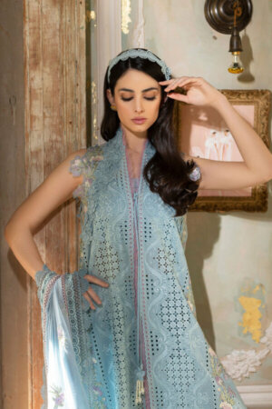 My Fashion Road Sobia Nazir Luxury Lawn 2023 Unstitched Suit | 15A