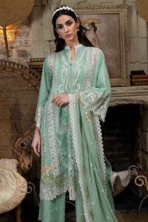 My Fashion Road Sobia Nazir Luxury Lawn 2023 Unstitched Suit | 1A