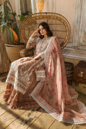 My Fashion Road Sobia Nazir Luxury Lawn 2023 Unstitched Suit | 7A