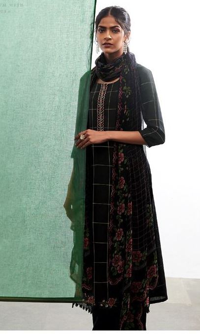 Ganga Shades Premium Linen Designer Ladies Suits Online sale