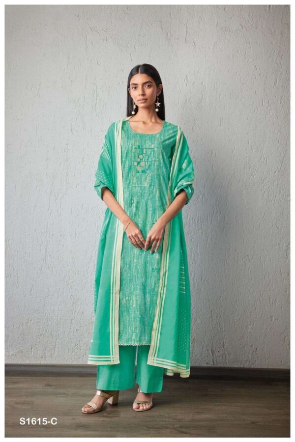 My Fashion Road Ganga Vipasha Exclusive Fancy Cotton Ladies Ganga Suit | Blue