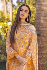 My Fashion Road Nureh Gardenia Unstitched Embroidered & Printed Lawn 2023 | NSG-91