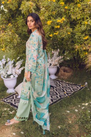 My Fashion Road Nureh Gardenia Unstitched Embroidered & Printed Lawn 2023 | NSG-94