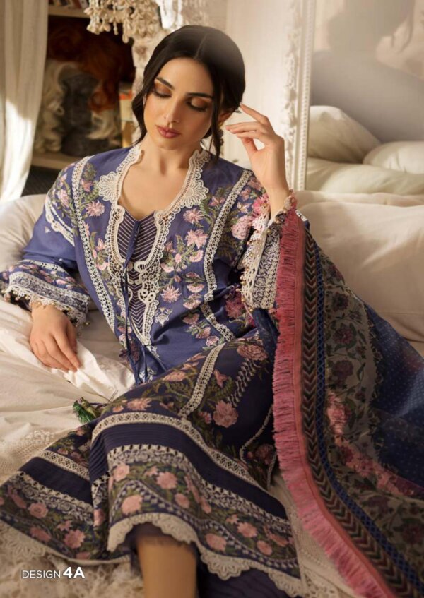 My Fashion Road Sobia Nazir Luxury Lawn 2023 Unstitched Suit | 4A