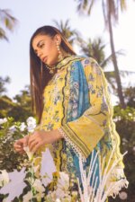 My Fashion Road Nureh Gardenia Unstitched Embroidered & Printed Lawn 2023 | NSG-85
