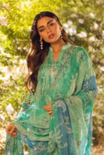 My Fashion Road Nureh Gardenia Unstitched Embroidered & Printed Lawn 2023 | NSG-86