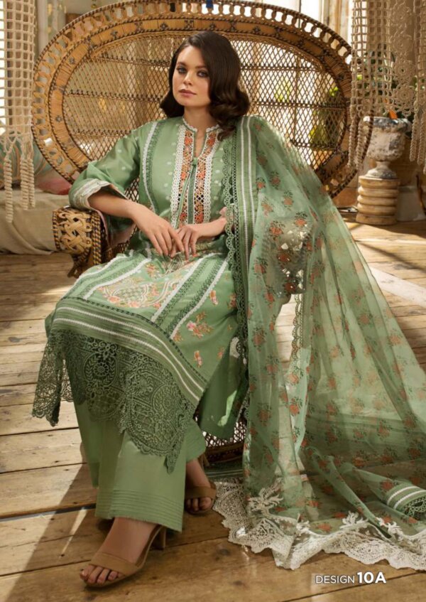 My Fashion Road Sobia Nazir Luxury Lawn 2023 Unstitched Suit | 10A