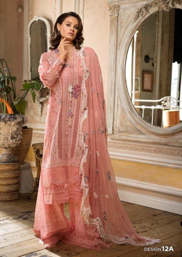 My Fashion Road Sobia Nazir Luxury Lawn 2023 Unstitched Suit | 12A