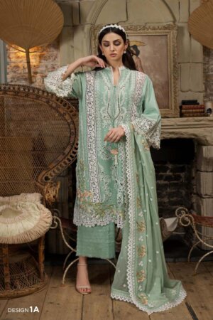 My Fashion Road Sobia Nazir Luxury Lawn 2023 Unstitched Suit | 1A