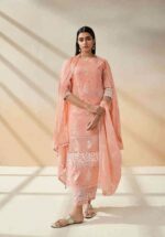 My Fashion Road Jay Vijay Jiyana Cotton Block Designs Designer Cotton Ladies Suit | Peach