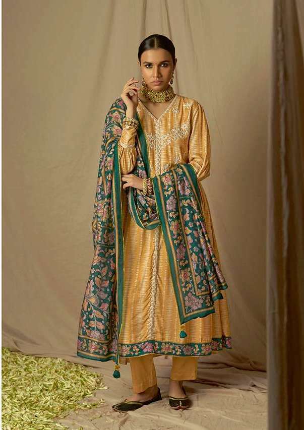 Raw Silk - Party - Salwar Kameez: Buy Designer Indian Suits for Women Online  | Utsav Fashion