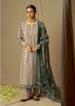My Fashion Road Kimora Heer Kalam X Batik Designer Muslin Silk Salwar Suit | Grey