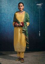 My Fashion Road Kimora Heer Laddo Exclusive Designer Silk Salwar Suit | Yellow