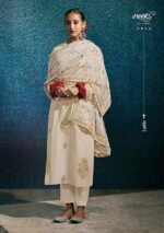 My Fashion Road Kimora Heer Laddo Exclusive Designer Silk Salwar Suit | White