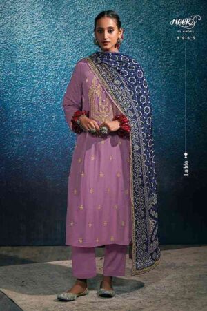 My Fashion Road Kimora Heer Laddo Exclusive Designer Silk Salwar Suit | Lilac