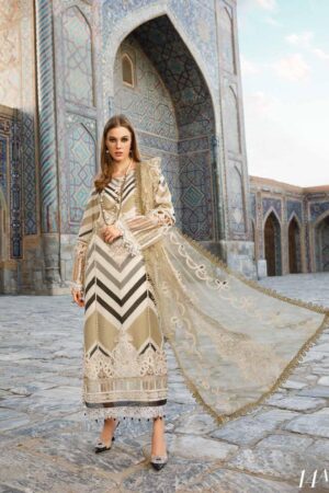 My Fashion Road Maria B Voyage Eid Unstitched Luxury Lawn 2023 | D-2314-A