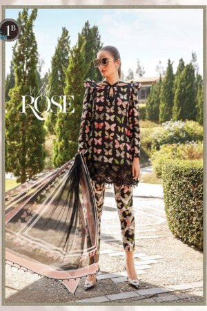 My Fashion Road Mprints by Mariab Spring Summer 2023 Unstitched Suit |1B