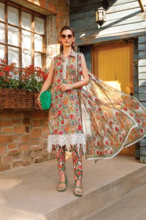 My Fashion Road Mprints by Mariab Spring Summer 2023 Unstitched Suit | 8B