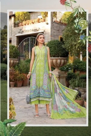 My Fashion Road Mprints by Mariab Spring Summer 2023 Unstitched Suit | 5A